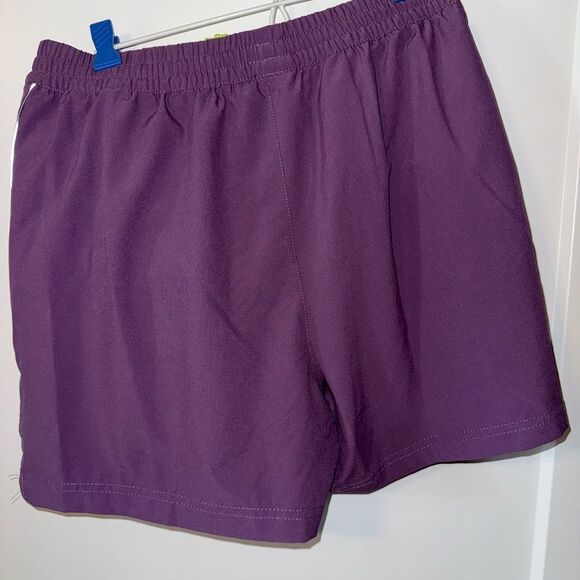 bcg Purple Athletic Shorts with Reflective Accents - Picture 3 of 5